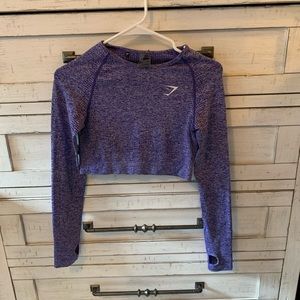 Long sleeve gymshark top